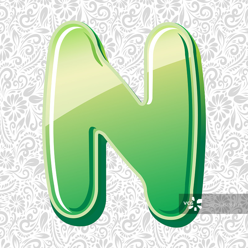 字母N字母艺术字体图片素材