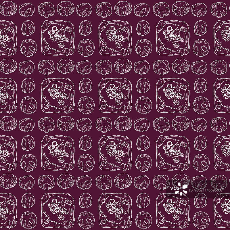 法式吐司贝特曼蛋糕图案图片素材