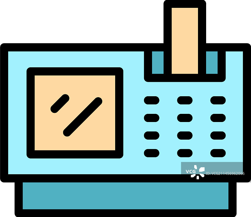 触摸屏POS机图标图片素材