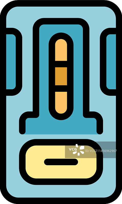 实验室测试图标（扁平风格）图片素材