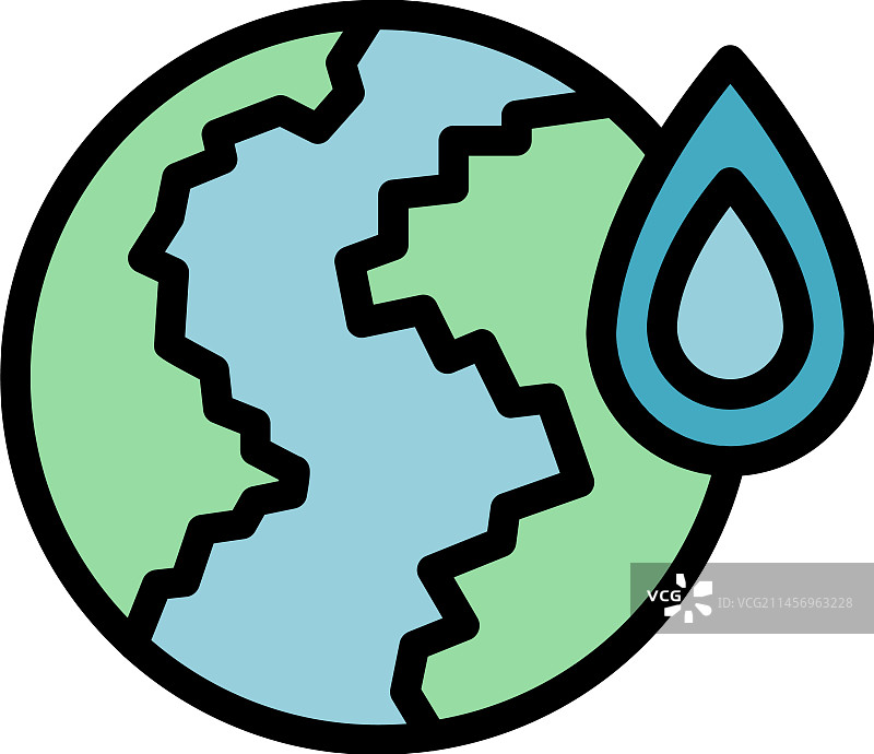 扁平的拯救地球图标图片素材