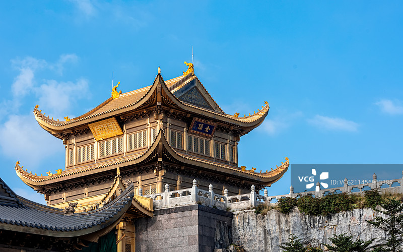 峨眉山金顶风景图片素材