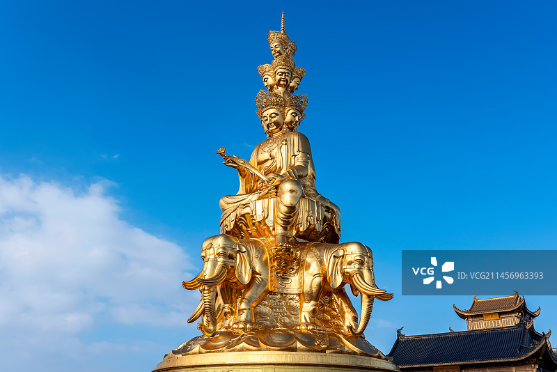 峨眉山金顶风景图片素材