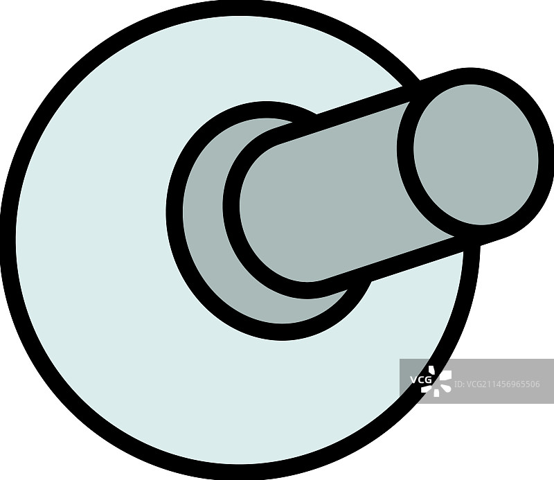 有机蘑菇图标（扁平风格）图片素材