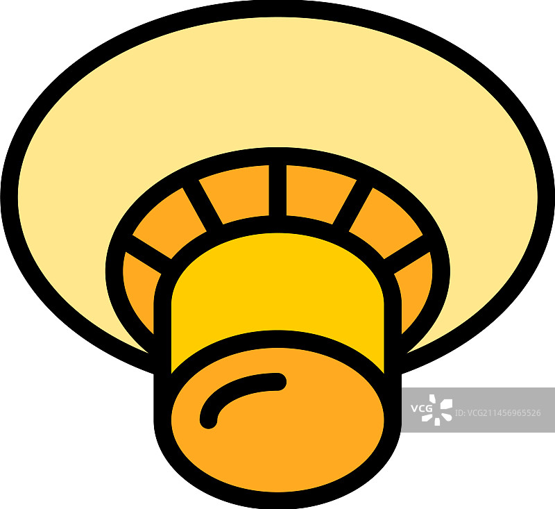 真菌蘑菇扁平图标图片素材