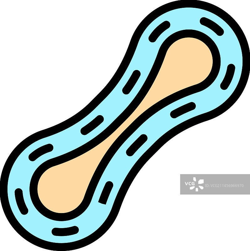 迈阿密赛道图标（扁平风格）图片素材