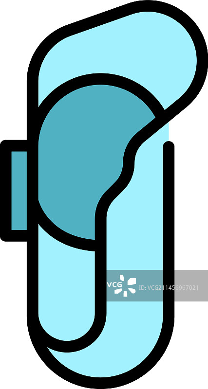 赛车跑道扁平图标图片素材