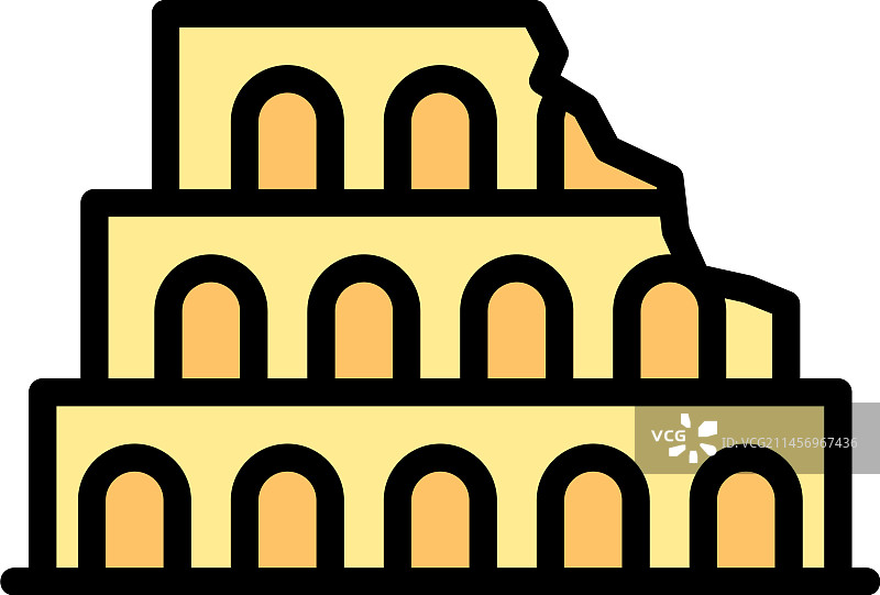 国会大厦图标平面图片素材