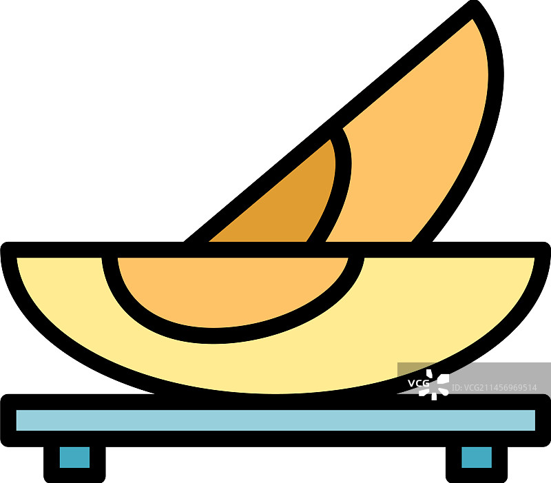 切开的水果图标图片素材