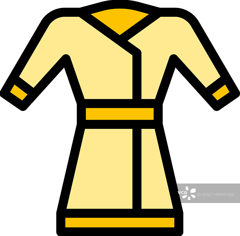 新款纯棉浴袍图标图片素材