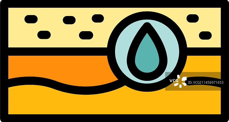 护肤霜护理扁平图标图片素材