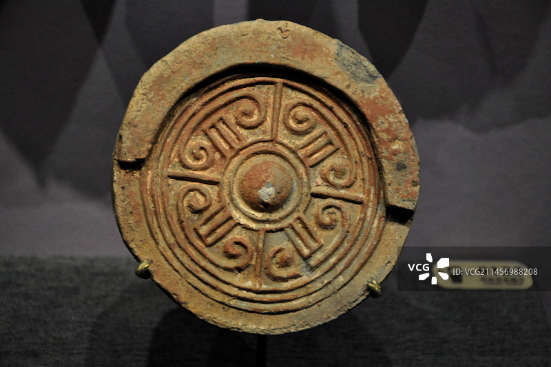 新疆博物馆汉代瓦当图片素材