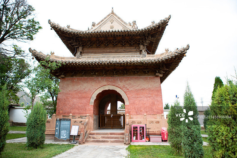 中国西北地区保存最为完整规模宏大的明朝寺院建筑瞿昙寺图片素材