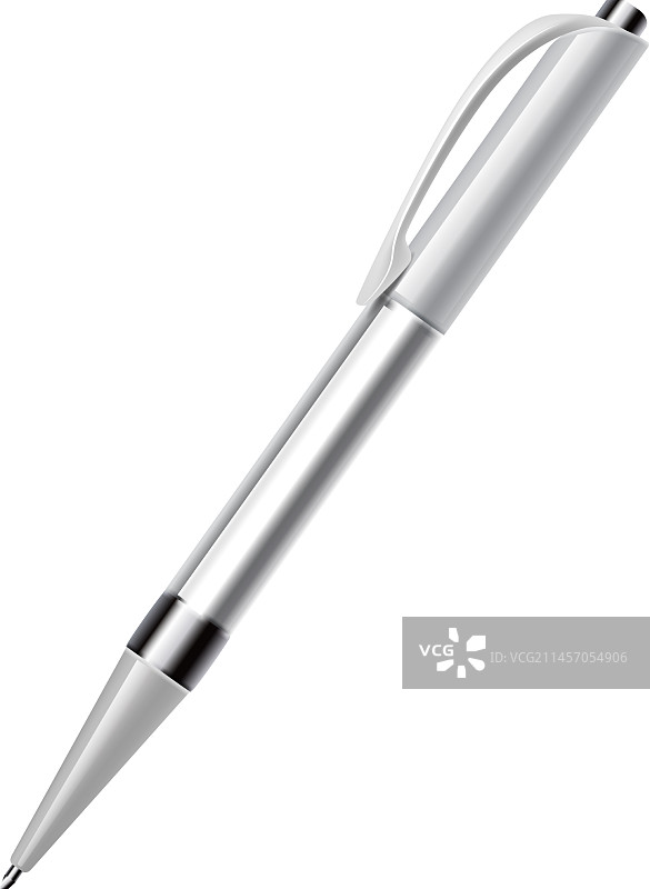 品牌笔逼真商务工具样机图片素材