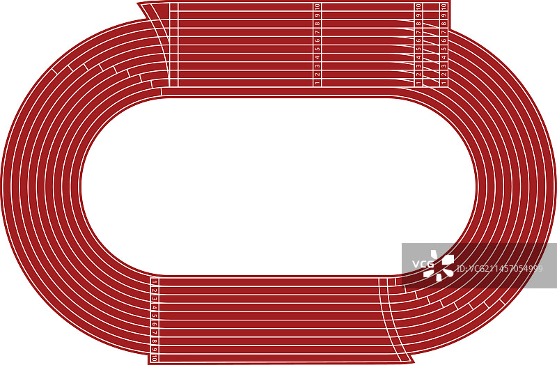 用于跑步比赛的赛道运动场图片素材