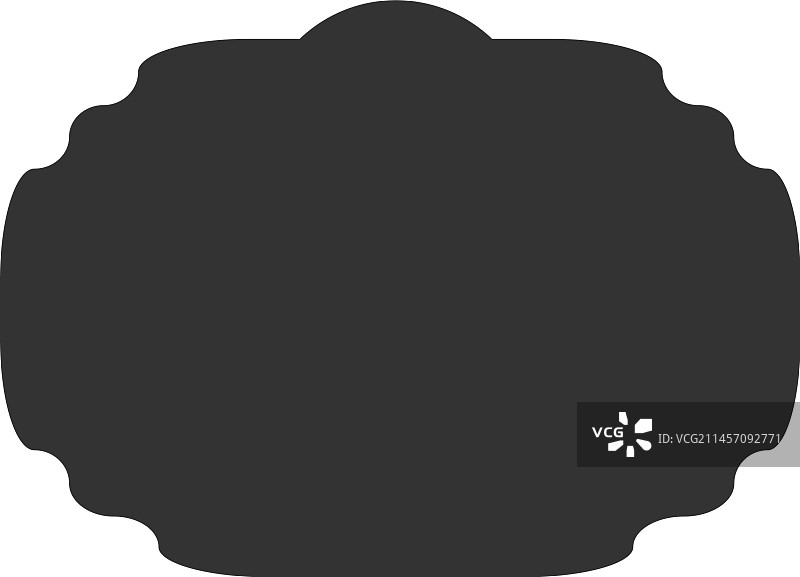 黑色标签装饰复古空白模板图片素材