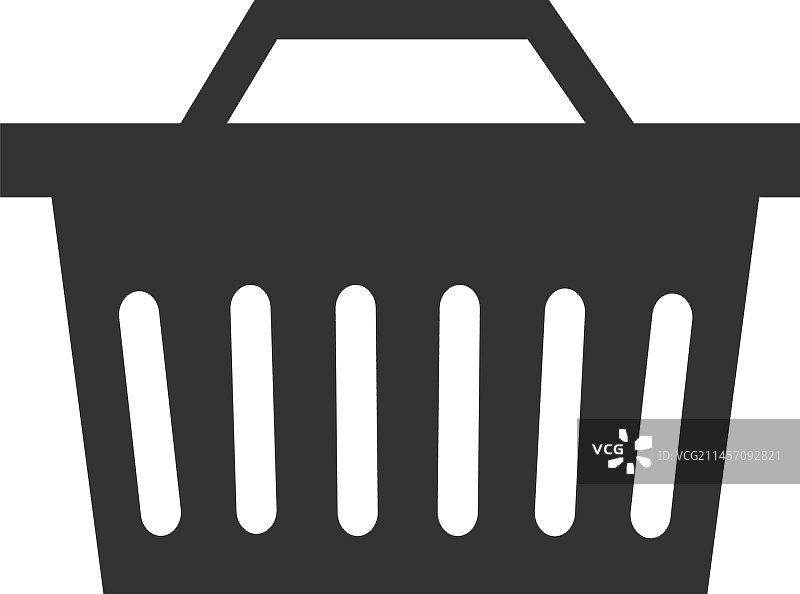零售店购物篮黑色图标图片素材