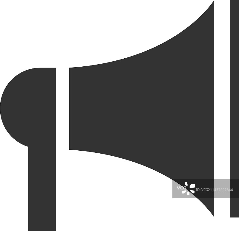 黑色扬声器图标扩音器声音符号图片素材
