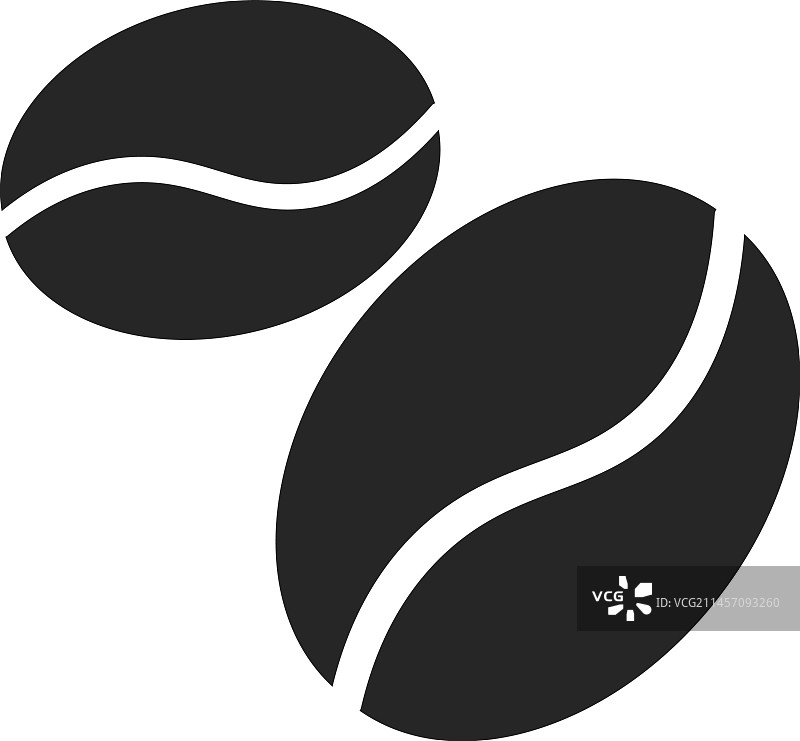 咖啡豆黑色图标咖啡馆logo香气符号图片素材