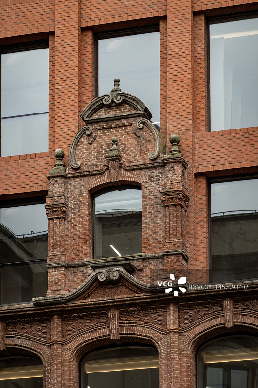 上海的欧式建筑外立面图片素材