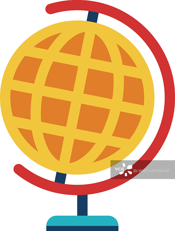 地球颜色图标学校世界地理工具图片素材