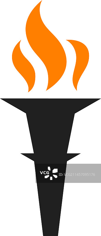 运动比赛发射火炬仪式符号图片素材