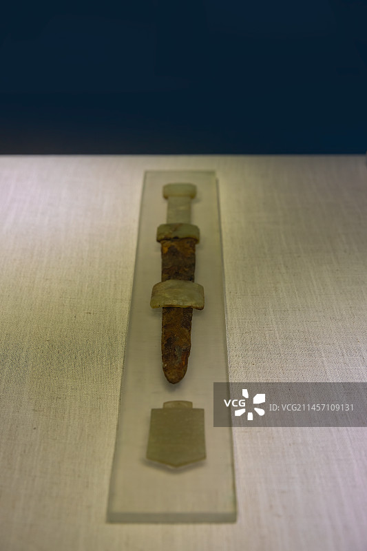 十堰博物馆-玉柄铁剑（东周 距今约2800年-2200年））图片素材