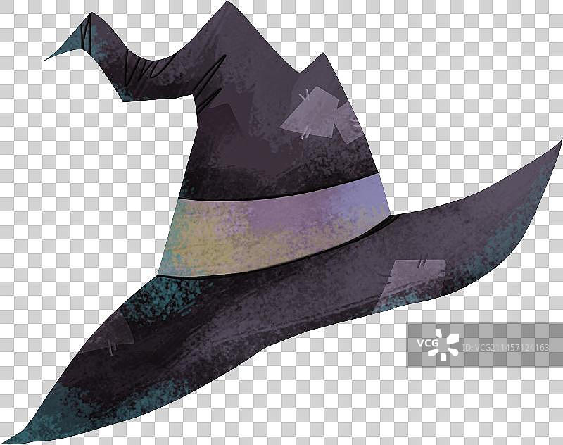 万圣节的装扮魔法帽子元素图片素材