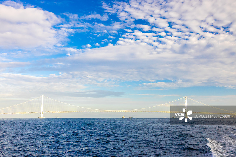 日本明石海峡大桥图片素材