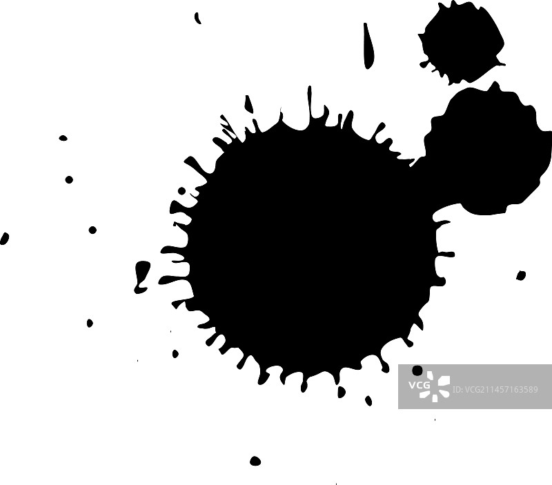 黑色墨滴污渍艺术模板图片素材