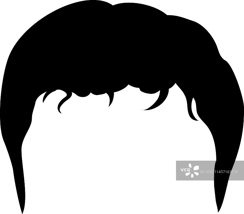 男士理发黑色简约图标图片素材