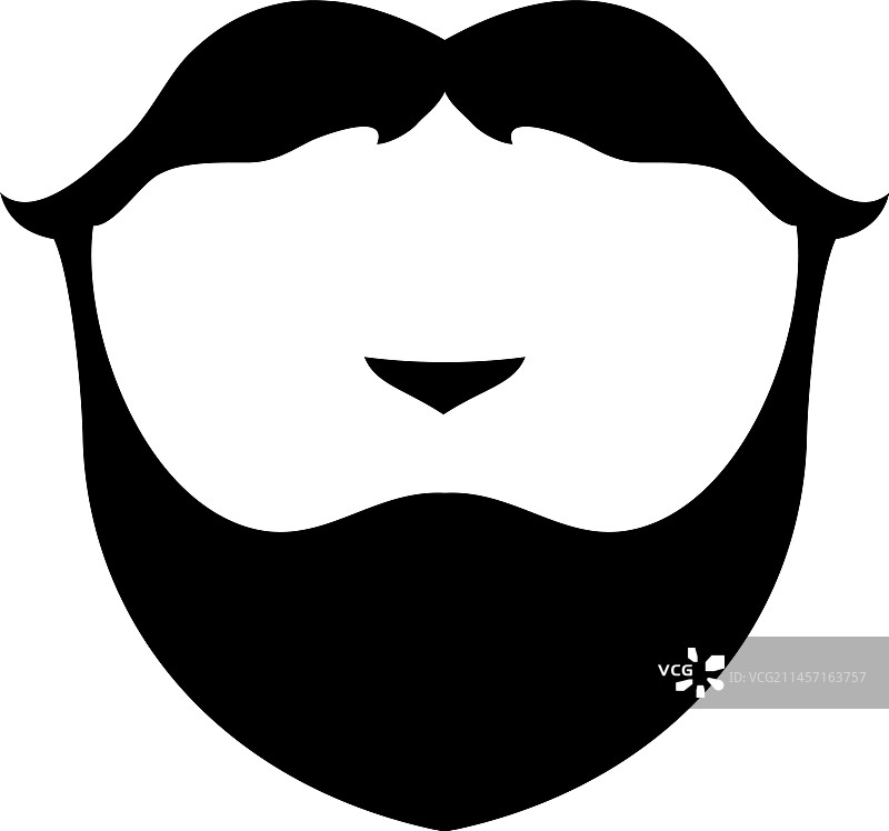 复古男性面部毛发胡须图片素材