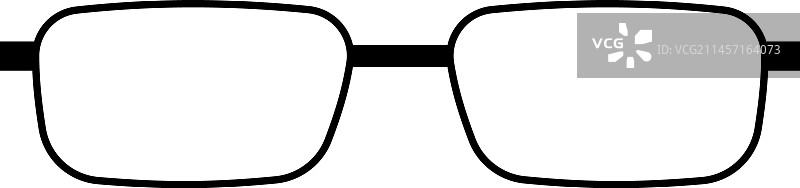 现代眼镜框图标优雅眼镜图片素材