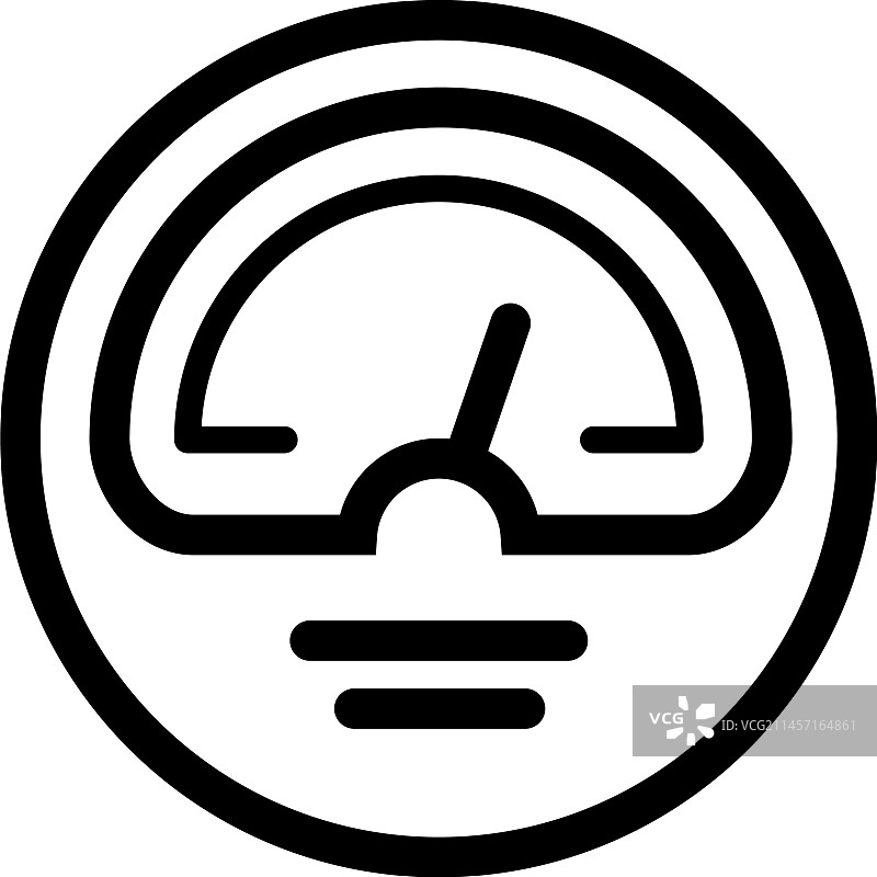 汽车速度计图标速度测量线图片素材