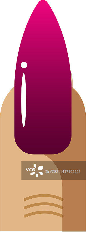 细高跟美甲卡通女性手指图标图片素材