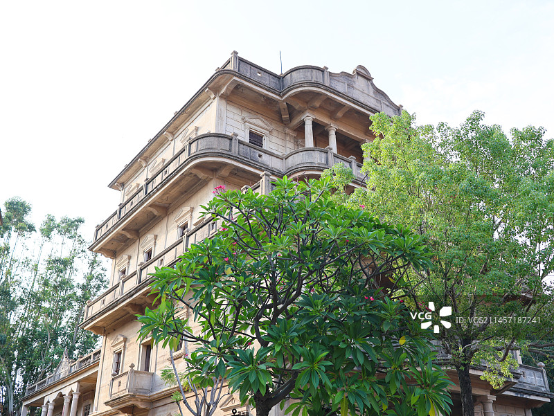 福建晋江著名旅游景点梧林传统村落风光图片素材