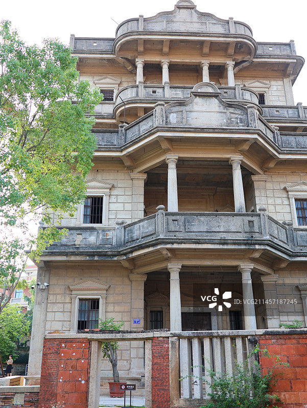 福建晋江著名旅游景点梧林传统村落风光图片素材