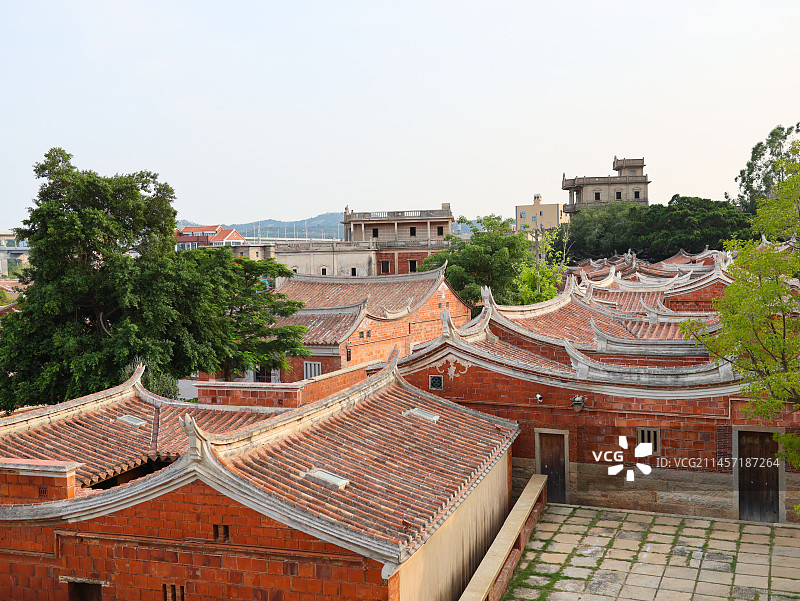 福建晋江著名旅游景点梧林传统村落风光图片素材