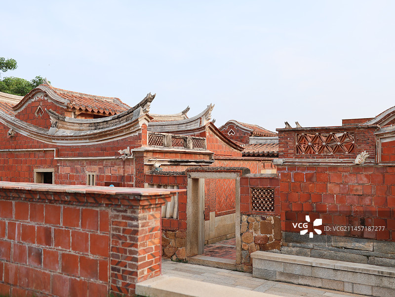 福建晋江著名旅游景点梧林传统村落风光图片素材