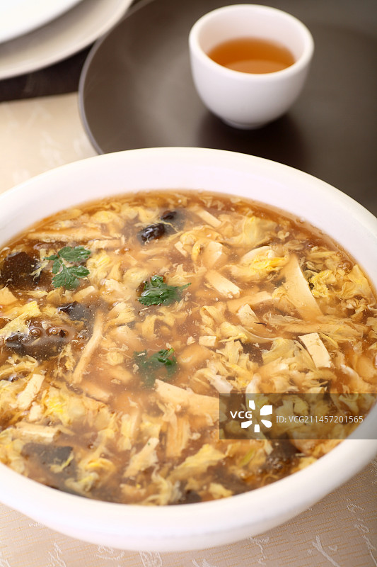 主食酸辣汤图片素材