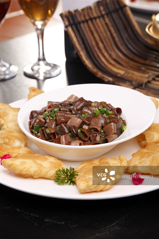 主食海肠夹饼图片素材