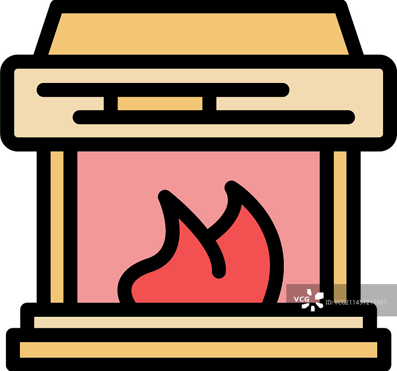 平板暖气炉图标图片素材