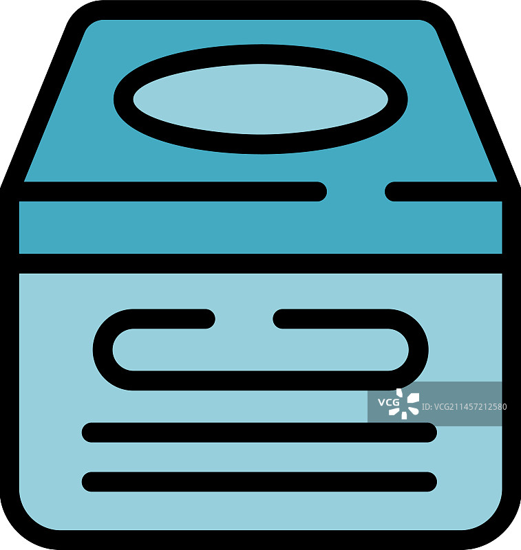 全包鞋图标扁平设计图片素材