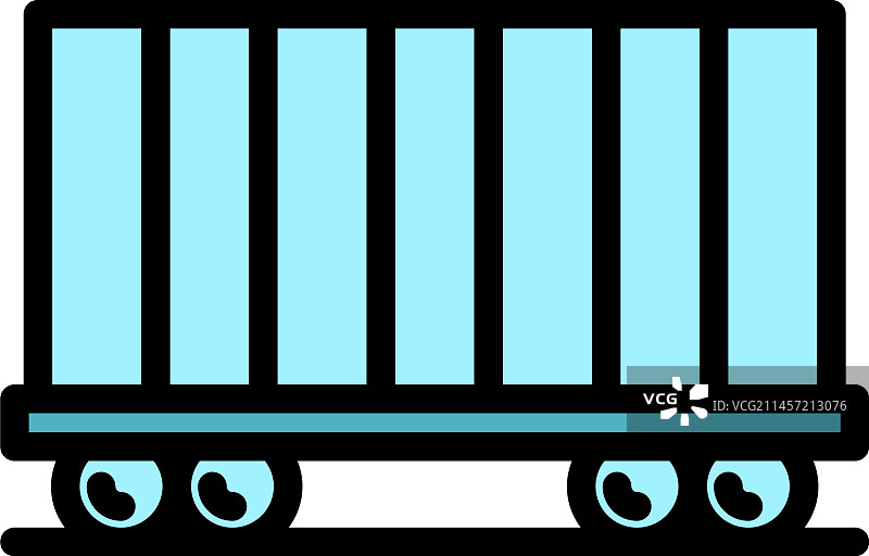 平板货车图标图片素材