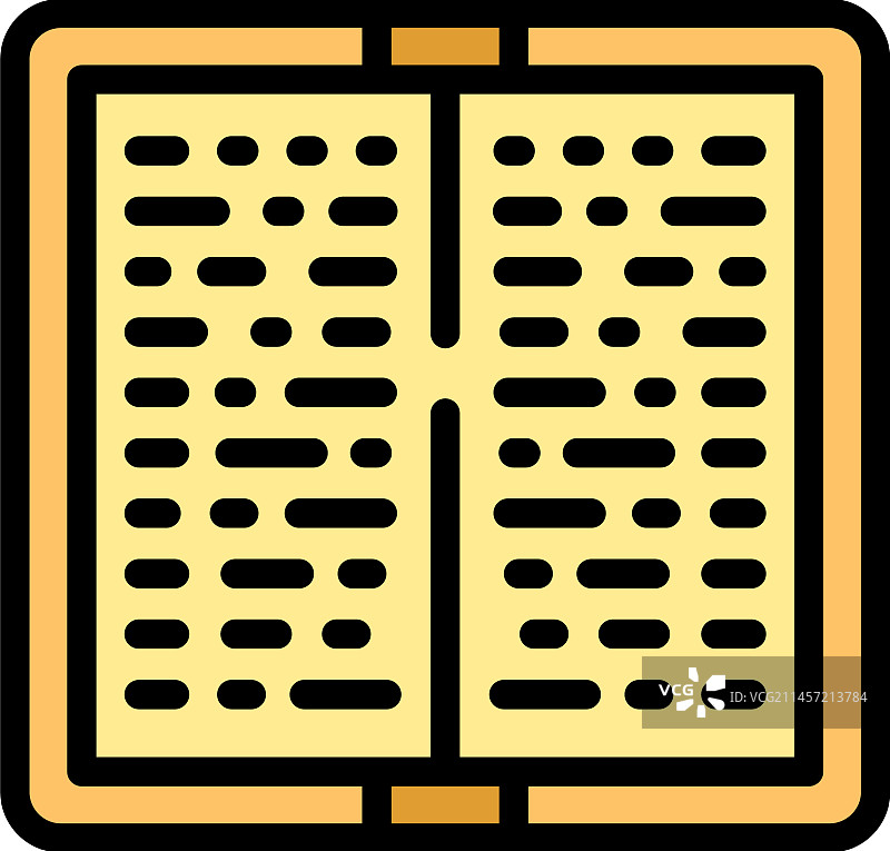 禁用书籍图标（扁平风格）图片素材