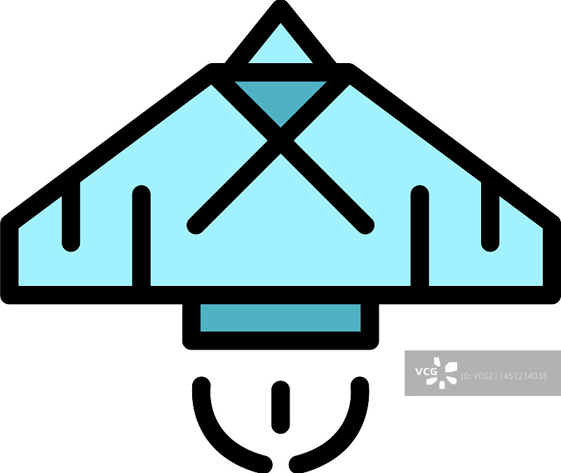 喷气飞机扁平图标图片素材