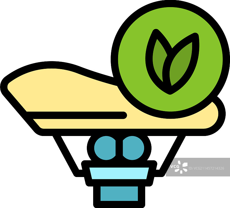 环保自行车座椅图标扁平图片素材