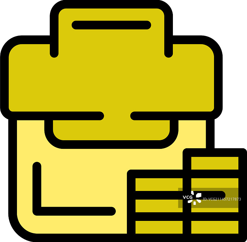 贷款案例图标（扁平风格）图片素材