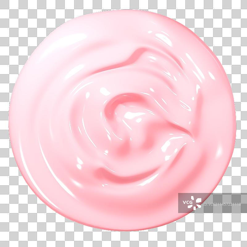 化妆品乳液冰激淋质地顶部图片素材