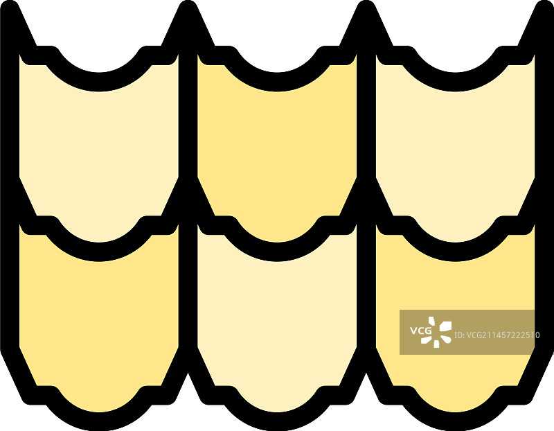 屋顶维修图标（扁平风格）图片素材